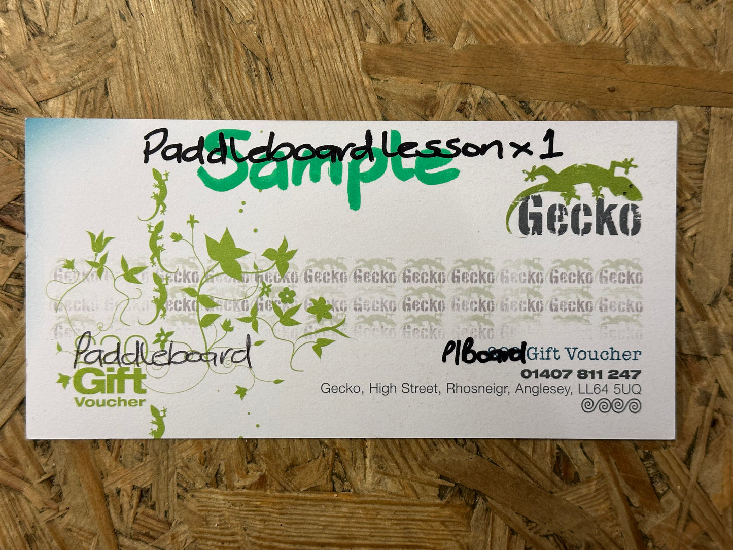 Gecko Surf/ Paddleboard Lesson Gift Card