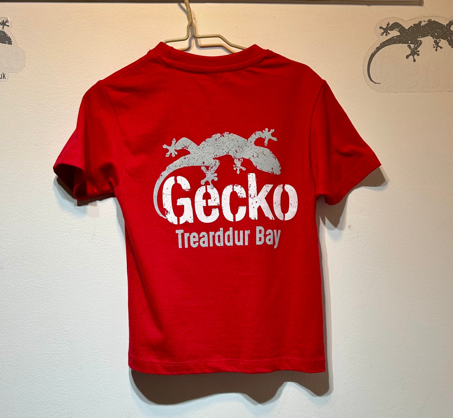 Gecko Kids T shirt. Rhosneigr/Trearddur Bay