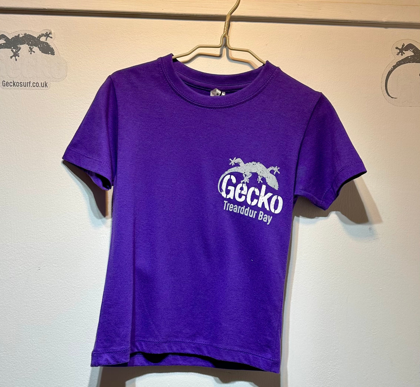 Gecko Kids T shirt. Rhosneigr/Trearddur Bay