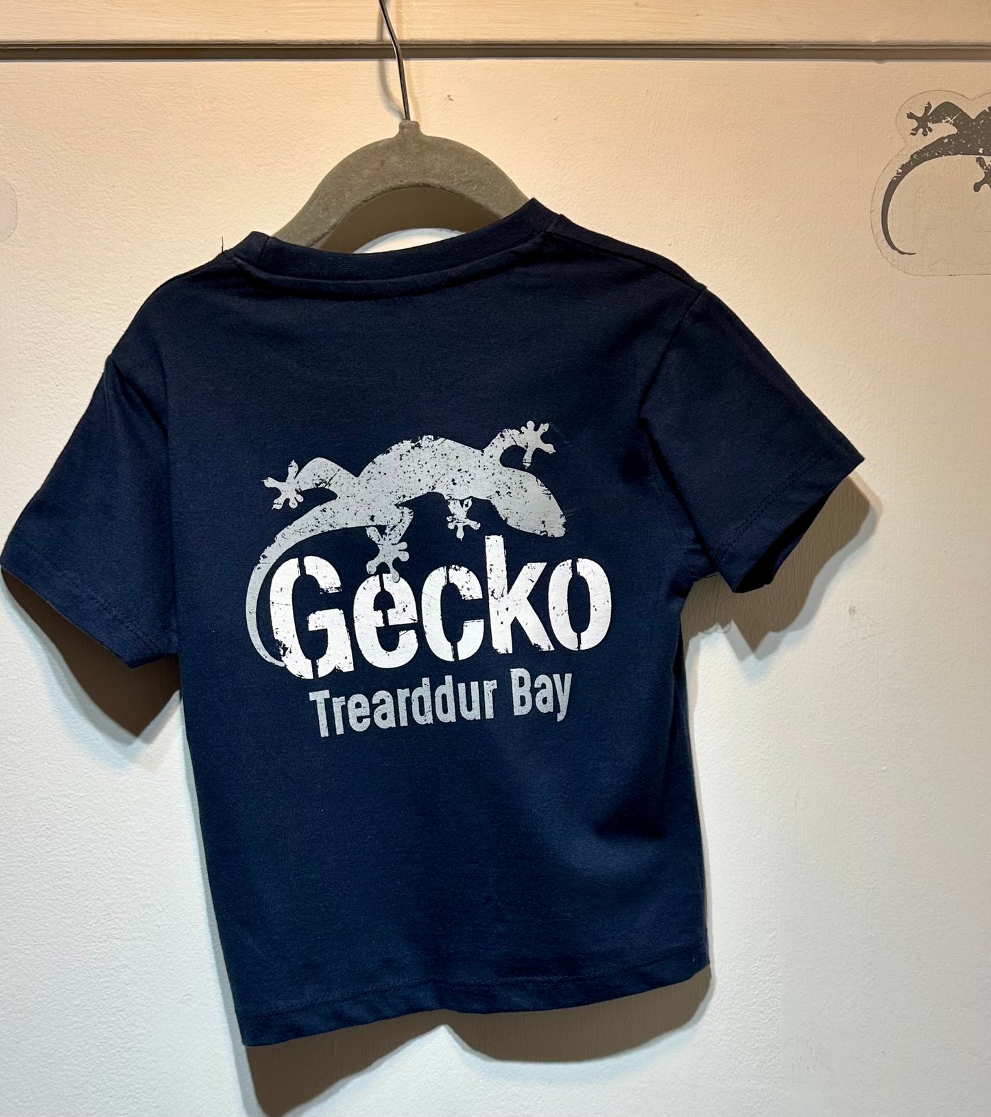 Gecko Kids T shirt. Rhosneigr/Trearddur Bay